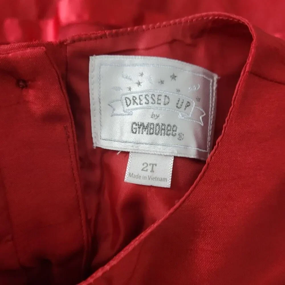 Gymboree Red‎ Tiered Ruffle Tulle Maxi Dress Toddler Girls Sz 2T Party Christmas